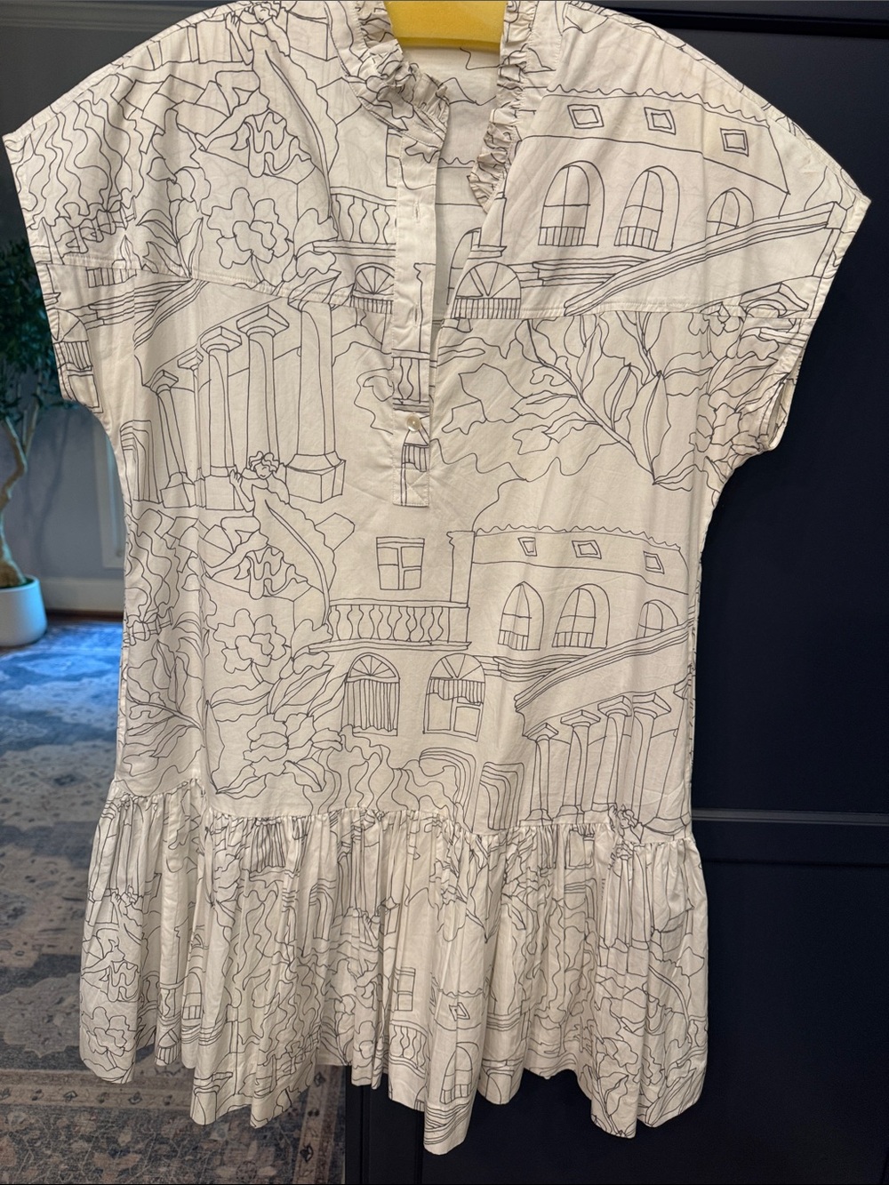 Oliphant tiered mini dress